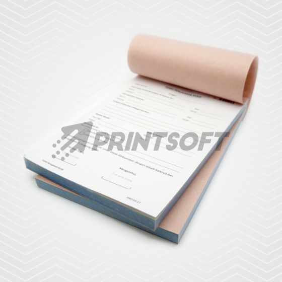 Nota NCR A6 2Ply